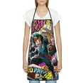 thumbnail image 6 of My Hero Academia Adjustable Bib Aprons, Waterdrop Resistant Apron with 2 Pockets for Kitchen Cooking Restaurant BBQ Painting Crafting, 6 of 7