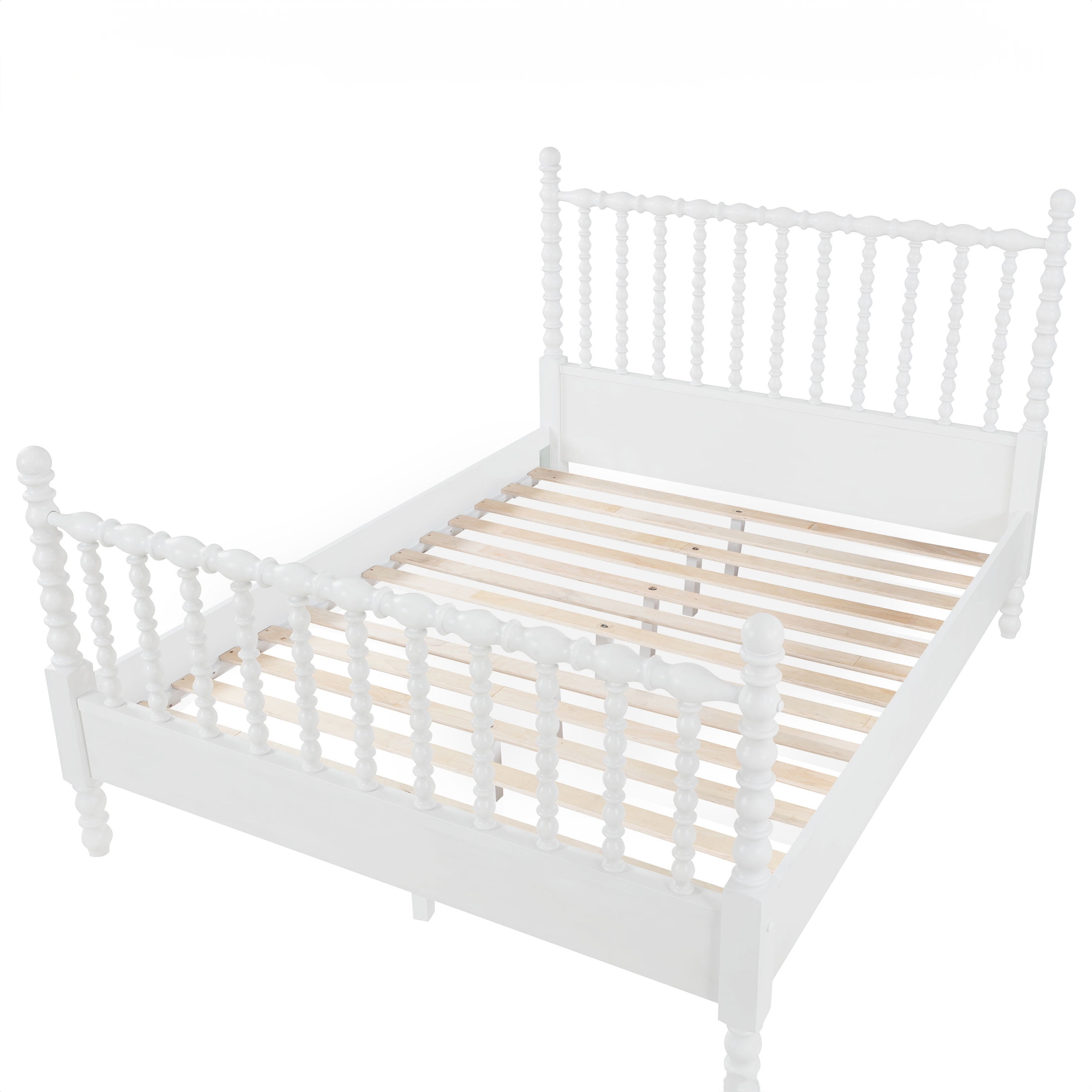 Pioneer Woman Harper Queen-Size Spindle Bed, White