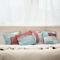 thumbnail image 6 of Ambesonne Throw Pillow Cover 4 Pack, , 16", Dried Rose and Pale Teal, 6 of 7