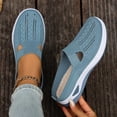 thumbnail image 6 of Breathable Slip On Backless Sneakers for Elderly Women, Summer Mesh Mules Women Closed Toe Clogs Comfortable Non-Slip Orthopedic Walking Flats, Lightweight Open Back Tennis Shoes, 6 of 8