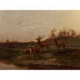 thumbnail image 3 of Karl Bodmer 14x11 Black Modern Framed Museum Art Print Titled - At the Watering Hole, 3 of 5