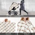 thumbnail image 6 of Car Seat Cover Baby, Beagle Dog scooter Baby Car Seat Cover for Baby Boys Girls Newborn , Infant Car Seat Canopy Cover Nursing Breastfeeding Cover Warm Blanket, 6 of 7