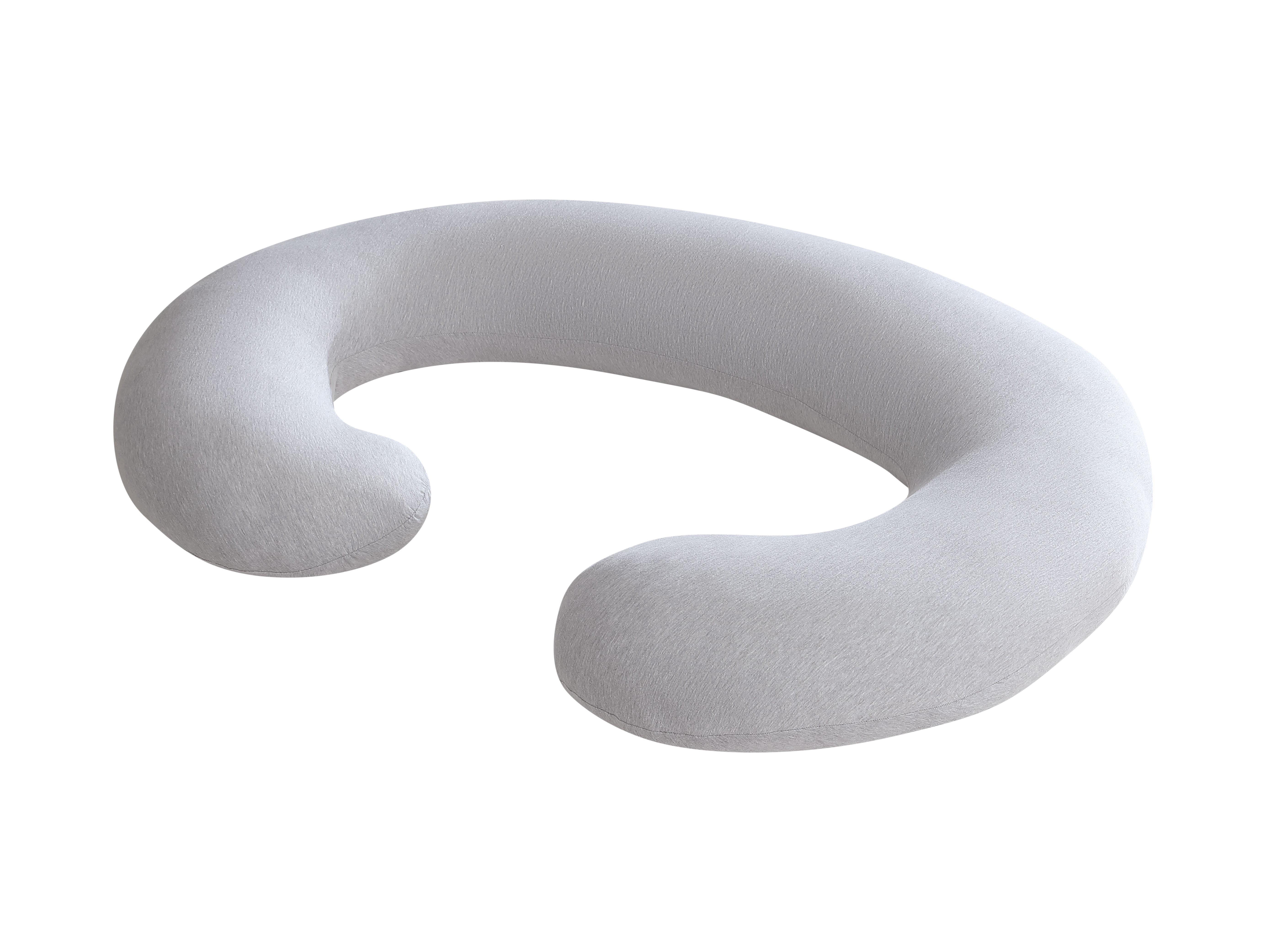 PharMeDoc Pregnancy Pillow C-Shape Body Pillow with Removable Cover, Body Pillow for Sleeping