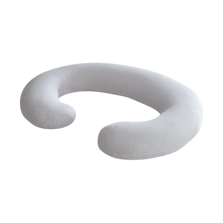 PharMeDoc Pregnancy Pillow C-Shape Body Pillow with Removable