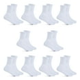 thumbnail image 7 of Fruit of the Loom All Day Comfort Boys Crew Socks, Sizes 4.5-9, 10-Pack, 7 of 7
