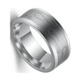 thumbnail image 3 of facefd Men Stainless Steel 8mm Ring Fish Hook Rings Fishing Band Loop Simple Style Fashion Accessory Jewelry Gifts for 8, 3 of 9
