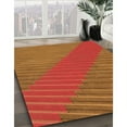 thumbnail image 3 of Ahgly Company Machine Washable Indoor Rectangle Transitional Neon Orange Area Rugs, 2' x 3', 3 of 7