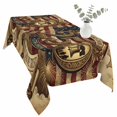 thumbnail image 2 of 250th Anniversary Table Cloth Waterproof Tablecloths, Independence Day American Flag Eagle Tablecloth Dining Table Cover for Kitchen Party Tabletop Outdoor, Rectangle Tablecloth 54x108 Inch, 2 of 9