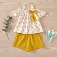 thumbnail image 5 of EnJoCho Kid Girls Clothes Outfits Bowknot T-Shirt + 2 In 1 Denim Short Skort Summer Clothing Set, Girls Shirt and Shorts Set Kindergarten Starter Pack Size 4-10 Years, 5 of 9