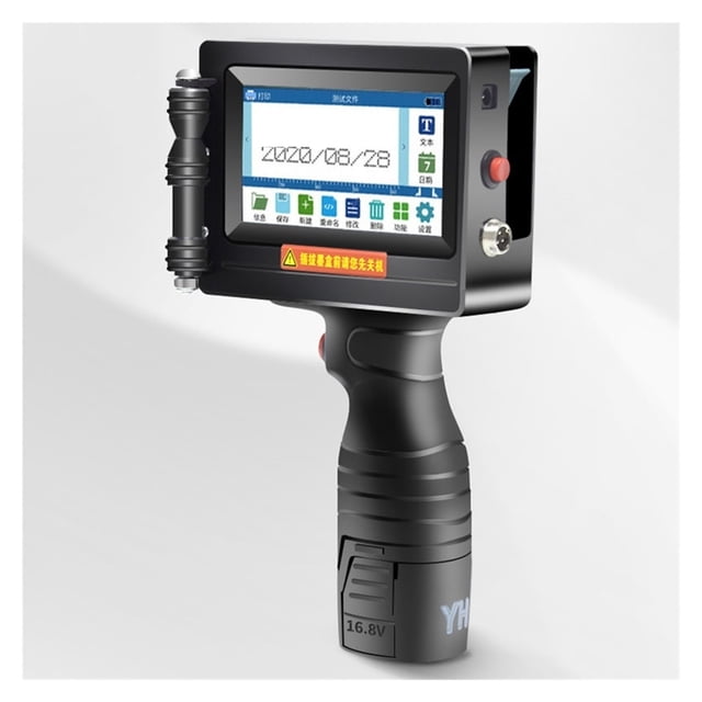 Printer Jet, 12.7mm Smart Handheld Inkjet Printer, Mobile Portable Small, For Barcode QR Code Label Logo Printing ,Fast Printing