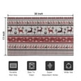 thumbnail image 5 of Red Christmas Deer and Snowflake Pattern Door Rugs,Washable Non Slip Door Mats Indoor,Decorative Door Mats,Entry Mat Indoor for Entrance,Bedroom,Kitchen,Bathroom,17"x30", 5 of 6