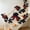 D, variant on Halloween Artificial Maple Leaf Garland with Mini Pumpkins, 69" Black Yellow Fall Foliage Hanging Vine Decor for Mantel Doorway Wall Indoor Outdoor Party Decorations
