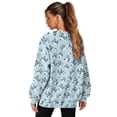 thumbnail image 2 of HELLHERO Shark Heart Print Women Pullover Top Long Sleeve Casual Oversized Sweatshirt, Crewneck Sweater Fall Fashion 2025 Size XXL, 2 of 7