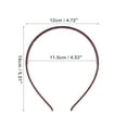 thumbnail image 3 of 1 Pc Classic Fashion Frosted Headband for Women for Girls 5.51"x4.72" Purple, 3 of 4