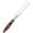 Red, variant on Large Meat Fork with Wood Handle,11.6 Inch Stainless Steel Two Prong Serving Fork for Meat Cooking,Kitcen,Barbecue,Chicken Turkey Beef