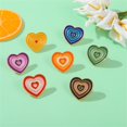 thumbnail image 4 of Fashion Friend Bag Gradient Clothes Backpack Lapel Pins Enamel Pin Lover Badge Heart Brooch 2, 4 of 8