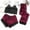 Wine, variant on Vivianyo HD Sleepwear for Women Women Three-Piece Pajamas,Lace Velvet Solid Color Lace Three-Piece Pajamas Nightdress Sleepwear Rollbacks Wine