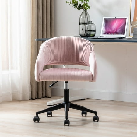 Velvet Desk Chair For Home Aukfa Mid, Swivel Chairs Living Room Upholstered Bed