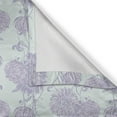 thumbnail image 4 of Ambesonne Floral Valance Pack of 2, Victorian Delicate Flowers, 54"X12", Cadet Blue Mauve, 4 of 5