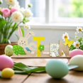 thumbnail image 3 of Easter Table Decorations Easter Bunny Wooden Signs for Home Decor Easter Party Decorations for Tiered Tray Tabletop Shelf Mantel Party Outdoor Indoor (E), 3 of 8