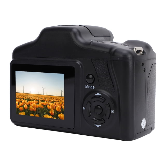 Cámarae Digital Micro Slr, Cámae Digital de Teleobjetivo 16MP 1080P HD CON FLASH ENCORDADA PARA FOTOGRAFÍA