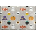 thumbnail image 4 of Dreamtimes Cute Halloween Theme Area Rug 72x48in Cartoon Pumpkin Ghost Non-Slip Floor Carpet Comfort Floor Mats Decor for Indoor Living Dining Room and Bedroom Area, 4 of 7