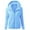 Blue, variant on Babysbule Women's Tops, Jackets& Coat Fashion Women Hooded Sweater Coat Winter Warm Wool Zipper Coat Cotton Coat Outwear
