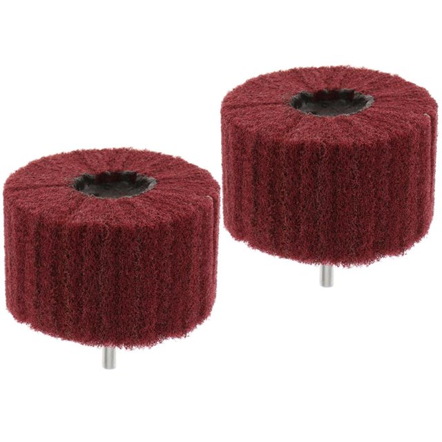 2 uds., 6 mm, almohadilla para fregar, rueda abrasiva, fibra de nailon, cabeza de lijado, pulidora, rueda de pulido para metales, cerámica, mármol Soledad Rueda de pulido de fibra de nilón