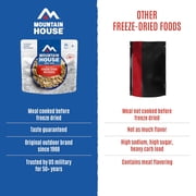 (6 Pouches) Mountain house Freeze Dried Emergency Survival Backpacking and Camping Food Fettuccine Alfredo with Chicken