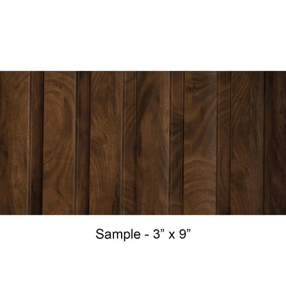 MG-1002 Large Wood Slat Walls Sample 3 in x 9 in, Brazilian Cherry - 1 Piece