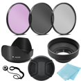 thumbnail image 1 of Kit de filtros Big Mike's de 3 piezas (UV-CPL-FLD) y capucha para lentes Tulip de 49 mm, 1 of 9