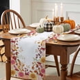 thumbnail image 3 of Fall Leaf Table Runner, Autumn Thanksgiving Kitchen Dining Table Decoration for Home Party Decor 13x60 Inches, 3 of 9