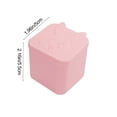thumbnail image 2 of Lunxisen 2 Pcs Silicone Snack Containers Leakproof Food Storage for On the Go Salad Dressing Condiment Containers Reusable Mini Kitchen Essentials, 2 of 7