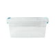 thumbnail image 1 of Contenedor de Plástico Transparente con Tapa y Asa con Cierre Clip, Recipiente Organizador Versátil Multiusos Transparente para Fácil Identificación, Capacidad 3 Litros, 1 of 3