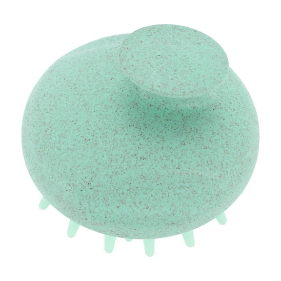 Unique Bargains 1 Pc Round Hair Shampoo Brush for Head Massage 2.95"x3.27" Green