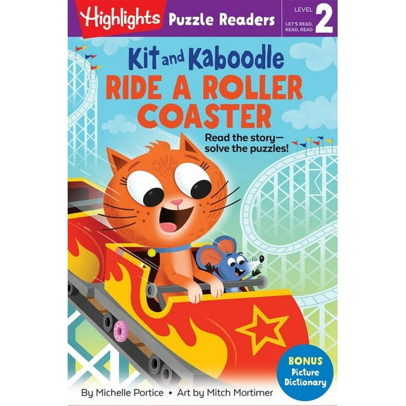 Highlights Puzzle Readers: Kit and Kaboodle Ride a Roller Coaster (Paperback)
