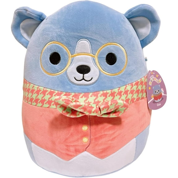 Squishmallows 2024 Easter Squad B Plush Toy (8" Ozu The Bear)