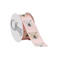 thumbnail image 3 of Offray 5/8" Microspool Bears Ribbon-Pink, 3 of 3
