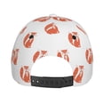 thumbnail image 3 of Lsque Orange Fox Baseball Cap Trucker Low Profile Hat Golf Dad Hat Adjustable Original Classic Unconstructed Plain Cap Men Women, 3 of 9