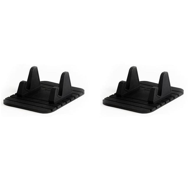 2X Soporte de Montaje de Tablero de Coche Antideslizante Almohadilla de Gel de Silicona Estera de Guión para Teléfonos Gps (Color Aleatorio)