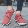 thumbnail image 3 of DLWKIPV Minimalist Barefoot-Style Sneakers - Breathable Knit Wide Toe Box Shoes for Daily Walking & Casual Wear (PINK,8), 3 of 6