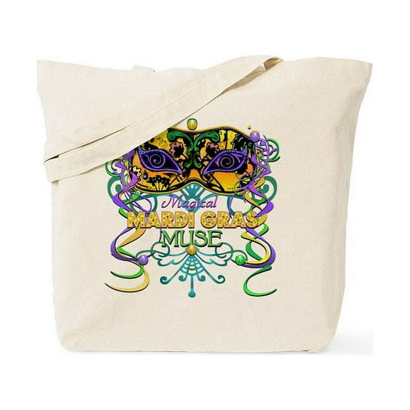 CafePress - Mardi Gras Muse Tote Bag - Unisex Canvas Tote Bag, Beige, 1-Piece