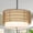 Brown#6, variant on Table Lamp Farmhouse Rattan Pendant Lights, 15.7" 4-Light Boho Chandelier Light Fixture, Wicker Hand Woven Basket Pendant Hanging for Dining Room Living Room Kitchen Island Bedroom Foyer, Height Adju