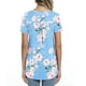 thumbnail image 4 of Blusa corta con cuello redondo y estampado de retazos de encaje a la moda para mujer Pompotops  hfajkhk133555, 4 of 6