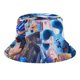 thumbnail image 5 of Pistas de Blue Sombrero bucket para adultos, gorra de protección solar, sombrero de pescador plegable para viajes al aire libre, pesca y actividades de verano, 5 of 6
