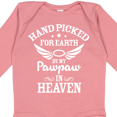 thumbnail image 4 of Inktastic Handpicked for Earth by My Pawpaw in Heaven with Angel Wings Boys or Girls Long Sleeve Baby Bodysuit, 4 of 5