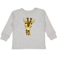 thumbnail image 3 of Inktastic Cute Giraffe Boys or Girls Long Sleeve Toddler T-Shirt, 3 of 5