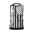 thumbnail image 6 of Lsque Submarine Vintage Flag Print Men's Cotton Blend Sleeveless Muscle Shirts (S-3XL)- Moisture Wicking, Odor Protection, UPF 30+,XX-Large, 6 of 8