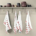 thumbnail image 5 of Dreamtimes Baseball Stitch Kitchen Dish Towels 4 Piece,Absorbent Soft Dishcloths Towels Reusable Hand Towels Quick Drying Cleaning Cloth, Tea Towels,18" x 28", 5 of 7