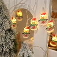 thumbnail image 6 of Vacemry Under $5 Snowman LED String Lights, Christmas Tree Decoration with Figures, Battery Powered Holiday Lighting, Winter Party Home Decor, 20 Bulb 3 Meter Indoor Outdoor Display, 6 of 6